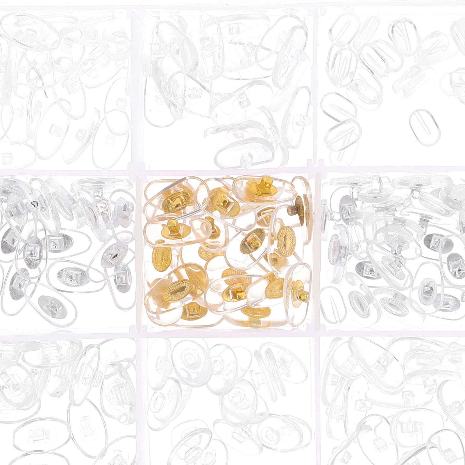 

Anti-Slip Silicone Nose Pads for Glasses Eyeglasses Nose Support Durable Comfortable Glasses Supplies Eyeglasses Repair Parts