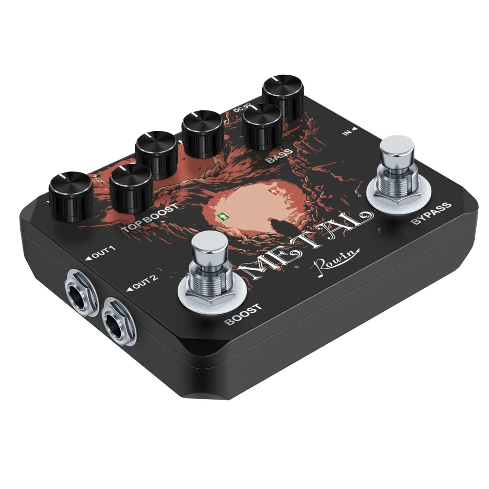 Distortion Guitar Effect Pedal Thicker And Clearer Voice True Bypass Features Guitar Effect Dial Sound Quality