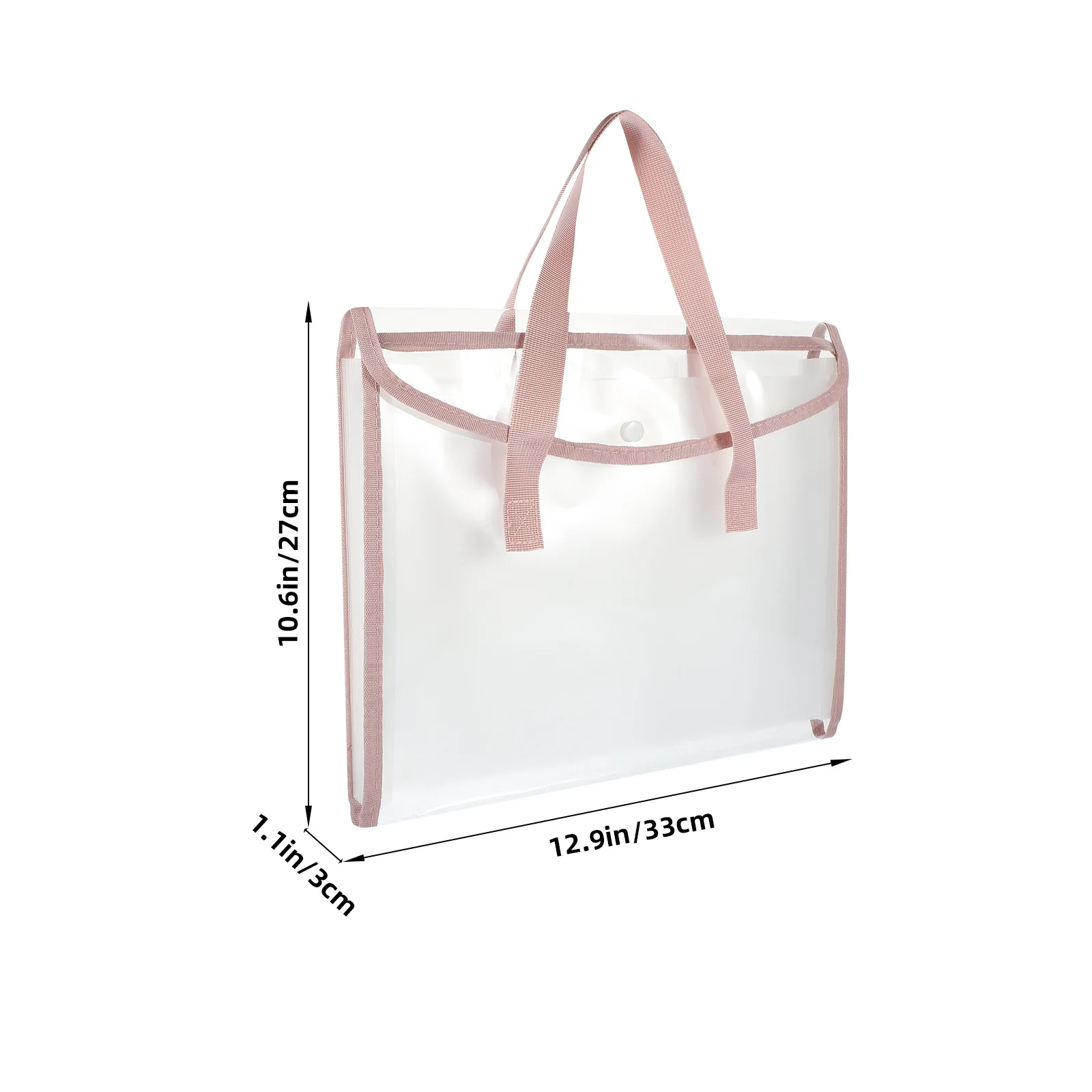 Large Capacity File Organizer Multi-Pocket Folder Portable File Bag Easy to Use for Documents Paper Storage Office Home