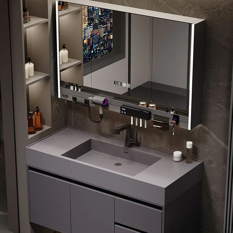 Aesthetic Compact Bathroom Cabinet Trendy Modern Designer Space Saving Jewelry Aesthetic Modern Gabinete Postmodern Furniture