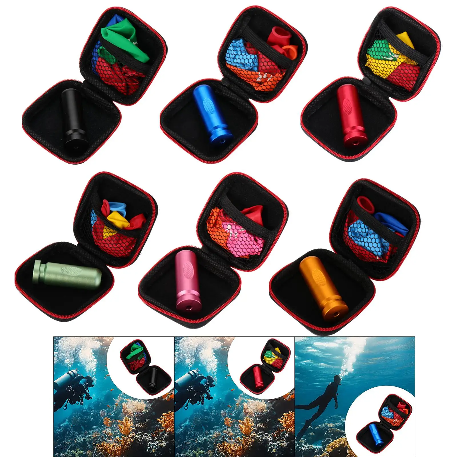 Diving Scuba Ear Equalization Training Tools with Storage Box Snorkeling