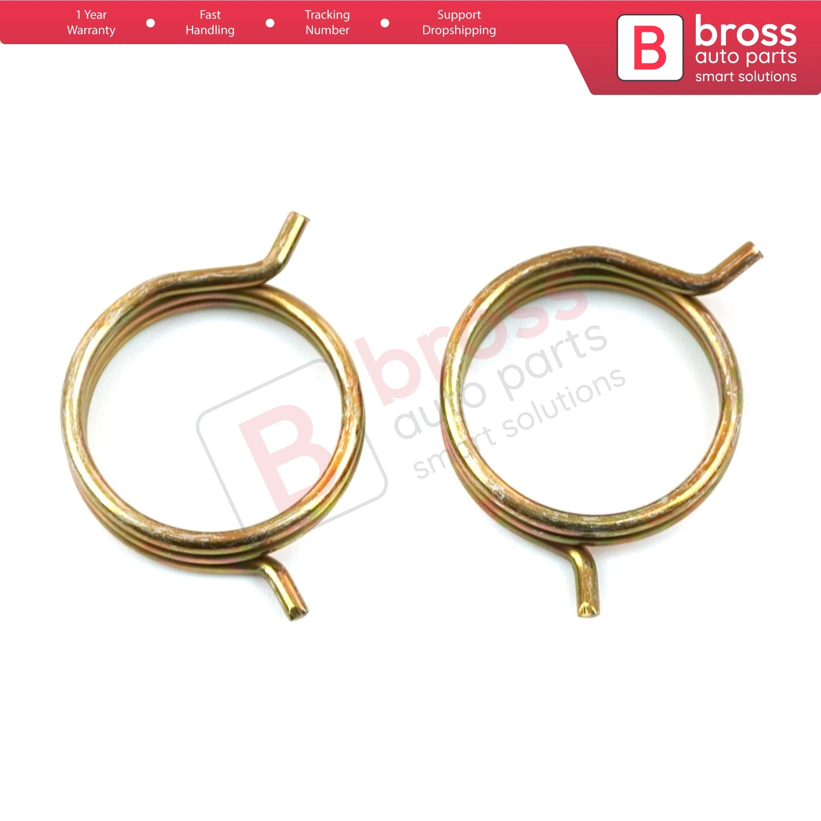 Bross Auto Parts BDP584 2 Pieces Contact Ignition Lock Cylinder Spring for Renault Peugeot Citroen Fast Shipment Free Shipment