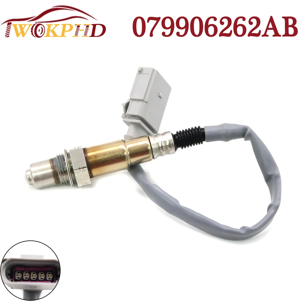 Car 5-Wires 079906262AB Air Fuel Ratio Lambda O2 Oxygen Sensor For Audi A4 A6 2.0L A3 A5 Q5 TT Volkswagen Passat Upstream