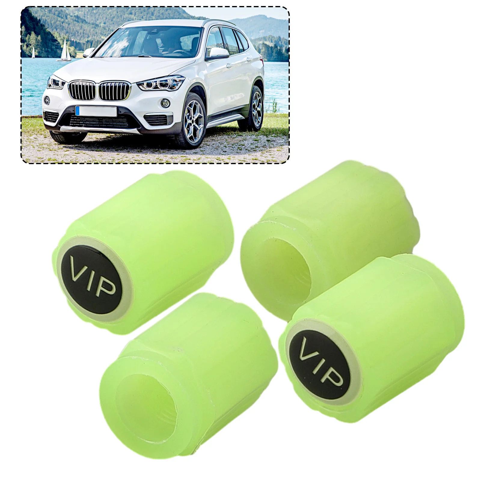 Parts Tire Valve Cap Tire Valve Cover Trucks Cycling Fittings For Off-road Vehicle Luminous Plastic Replacement