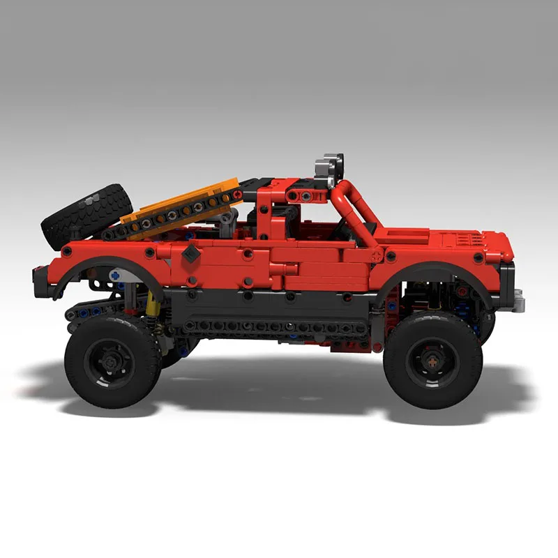 Modèle de voiture urbaine Moc briques de Construction camion tout-terrain 42213 modèle modulaire blocs technologiques noël bricolage jouet Construction cadeau