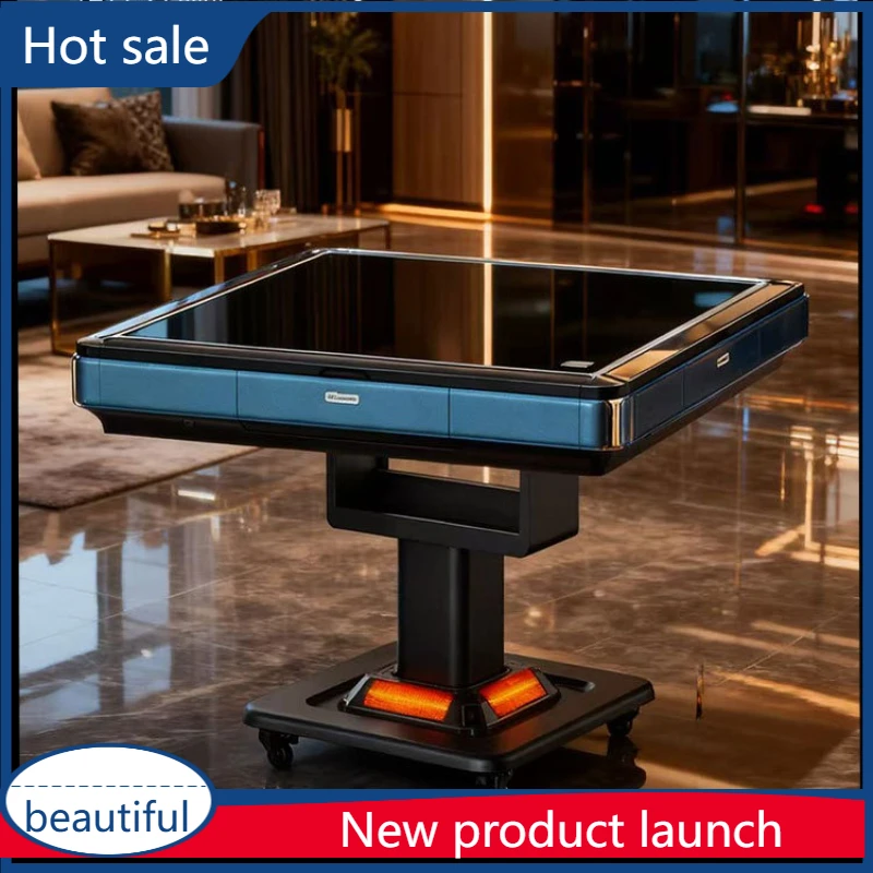 A51 طاولة جونغ صامتة قابلة للطي بأربعة منافذ أوتوماتيكية بالكامل، طاولة جونغ مزدوجة الأغراض منخفضة الضوضاء وغير المزعجة #1