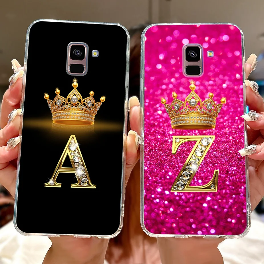 For Samsung Galaxy A8 Plus 2018 Case SM-A730F Stylish Letters Cover Soft Silicone Phone Case For Samsung A8 2018 A530F A8+ Shell