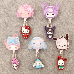 Cute Funny Cat Rabbit Style Scalable Badge Reel Holder Nurse Doctor Student Name Tag And Id Holde Accessories