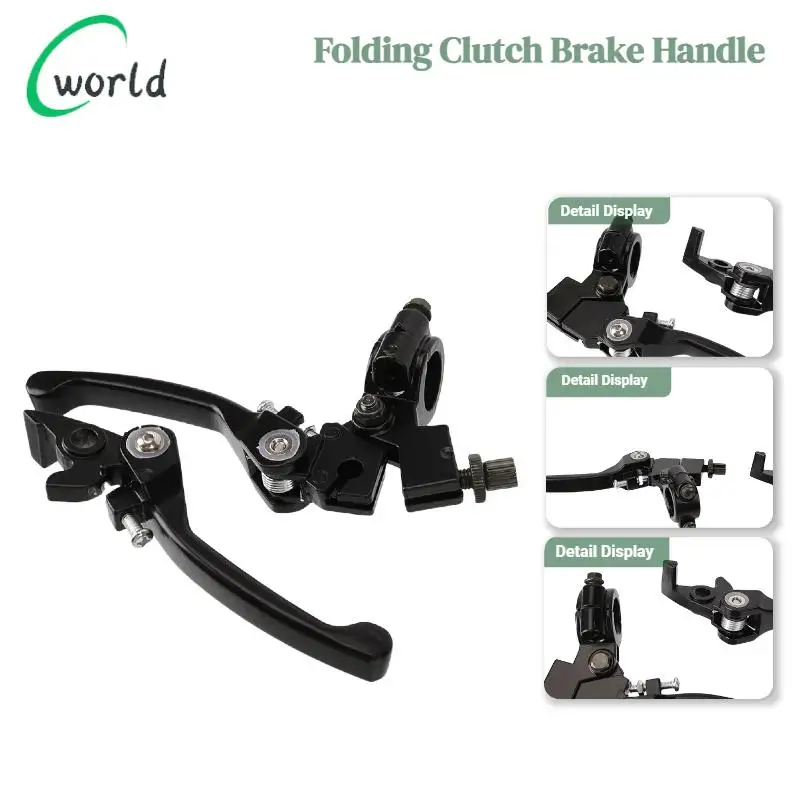 

CQR250 Off-Road Motorcycle Mods: Universal Anti-Fall Folding Clutch Handle & Handbrake for Riders