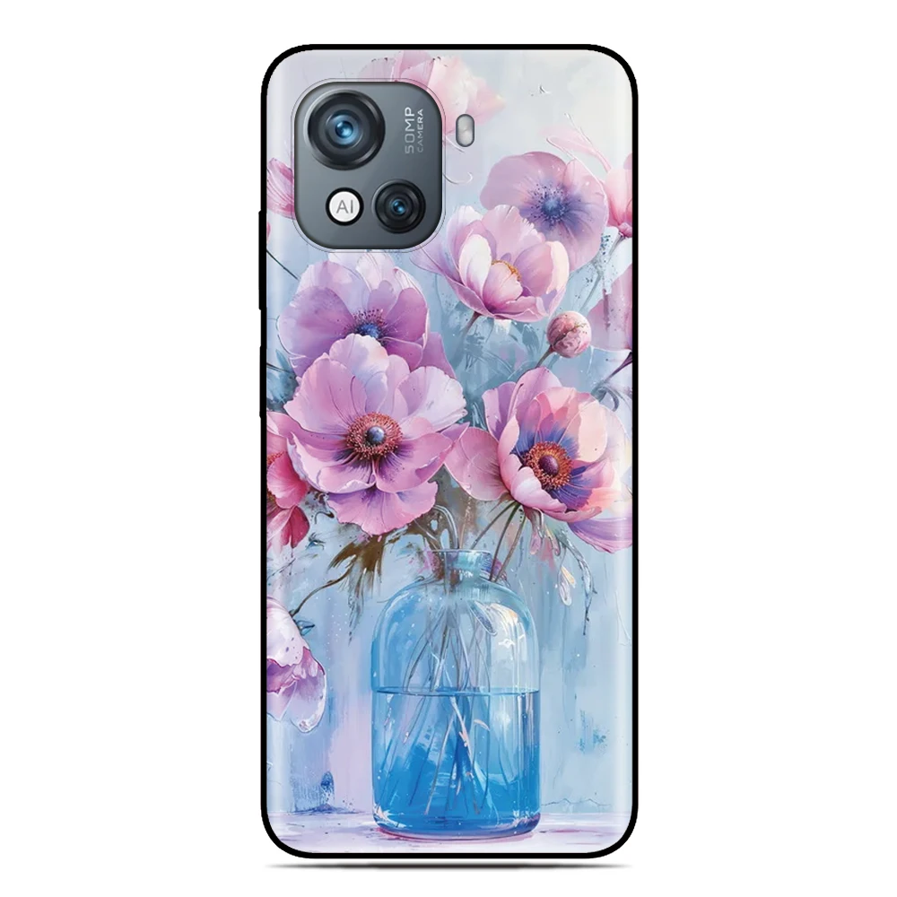 Floral Flower Painted Case For ASUS Zenfone 10 9 8 Flip 5z ROG Phone 2 3 5 5s 6 7 Pro ZS630KL Silicone Soft Back Cover Funda - view 2