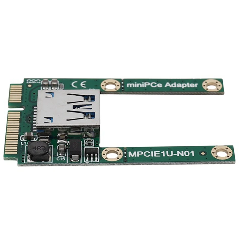 Mini PCI-E para USB 3.0 Adapter Card, Adequado para Computadores Notebook