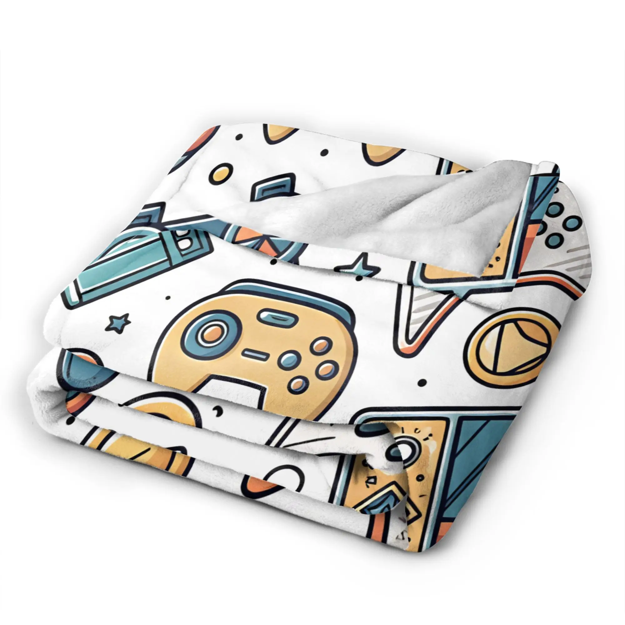 The Evolution of Video Game Warm Soft Blankets  Kids Adult Plush Throw Blanket Novelty Home  Flannel Bedspread Sofa Bed Cover
