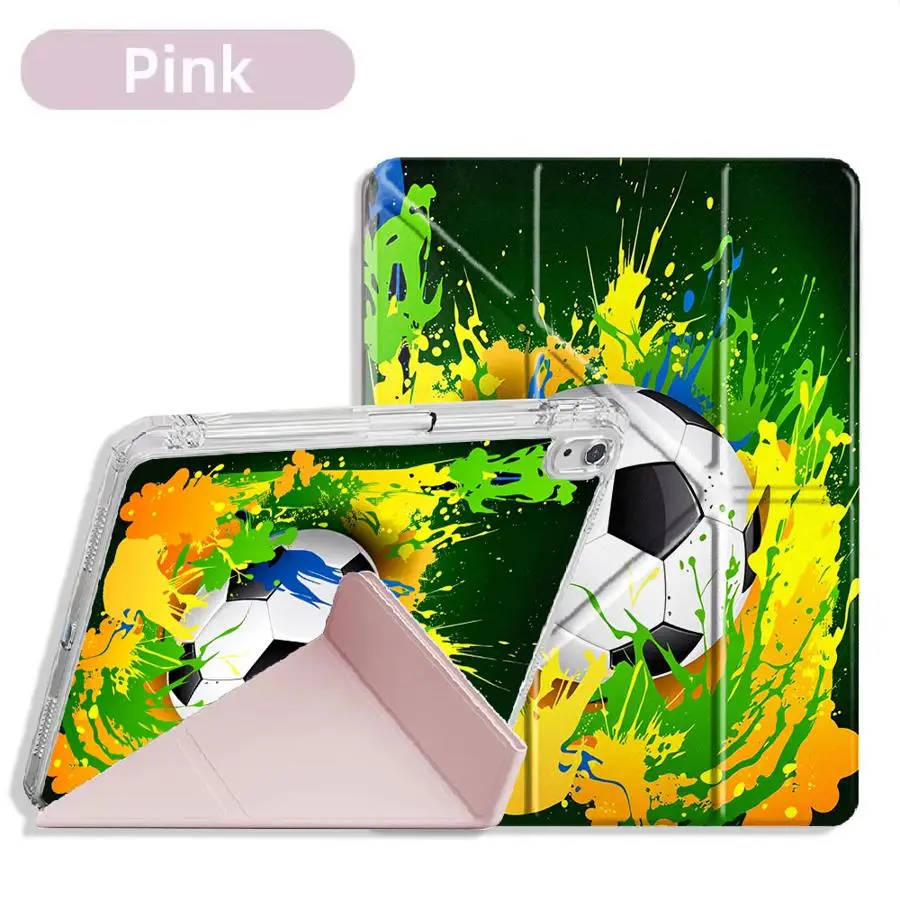 

Football Graffiti Holder Cover Tablet Case For iPad Air 4 5 M3 M2 M4 11inch Pro 2025 11th 10th 9th 8th 7th 12.9inch Mini 6 7