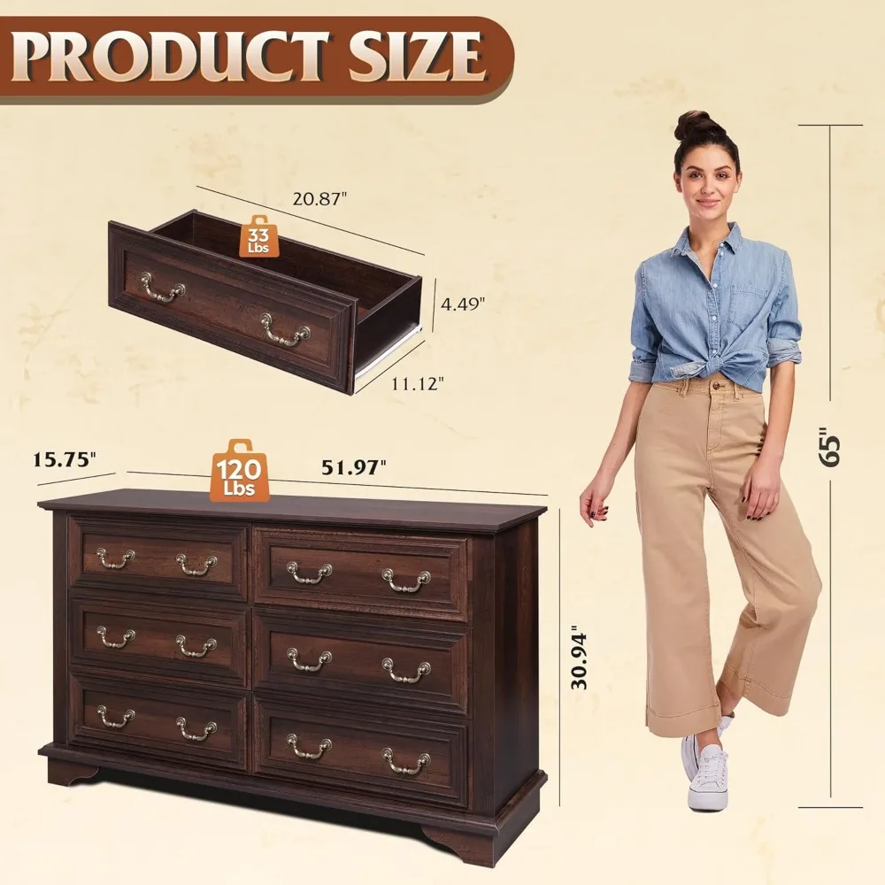 Holzkommode mit Schublade, Bauernhaus-Aufbewahrungskommode-Organizer mit römischem Metallgriff, Kommode für Wohnzimmer, Schlafzimmer