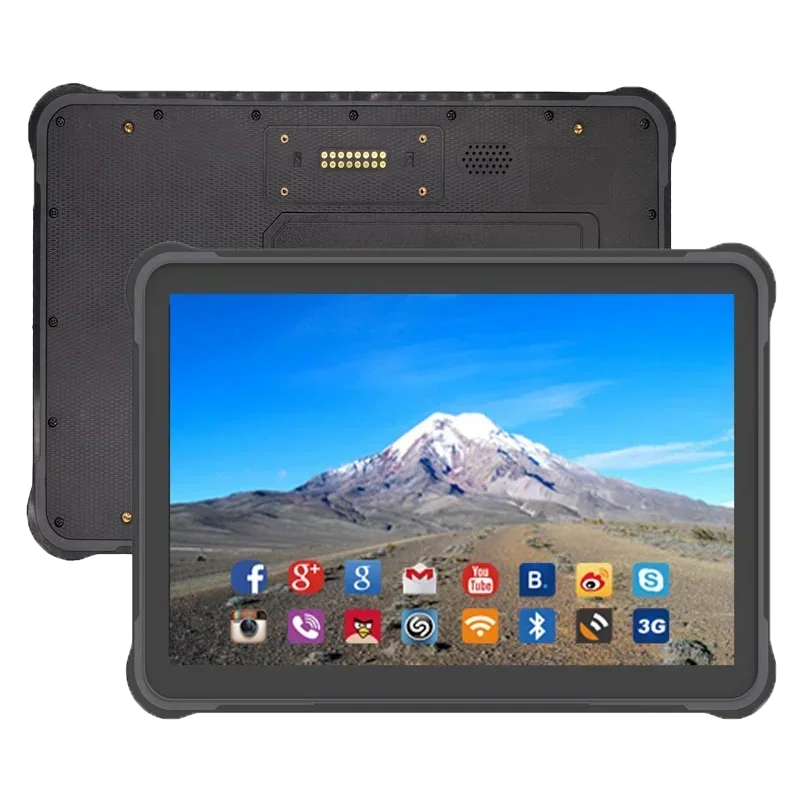 Industrial Rugged Android Tablet PC1000nit 8+128 with gps Option NFC  Car Mount Holder RFID Reader IP67 Waterproof