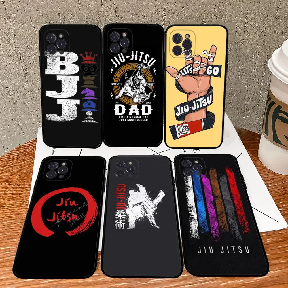 BJJ Brazilian Jitsu Phone Case For iPhone 15 14 11 12 13 Mini Pro XS Max Cover 6 7 8 Plus X XR SE 2020 Funda Shell