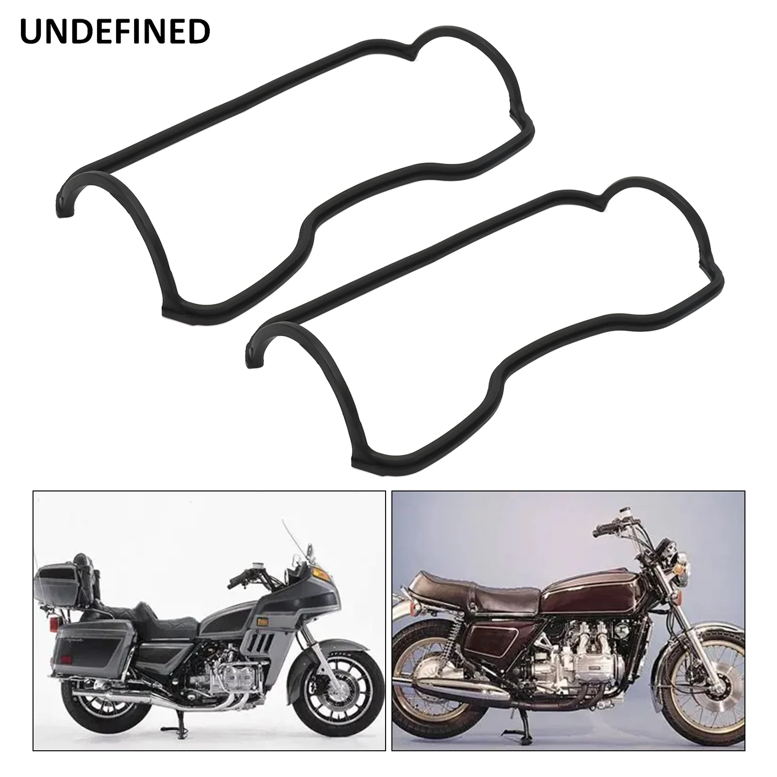 2PCS Rubber Valve Cover Gasket For Honda GL1000 GOLDWING 1975-79 LTD GOLD WING ASPENCADE INTERSTATE Replaces OEM # 12391-371-306