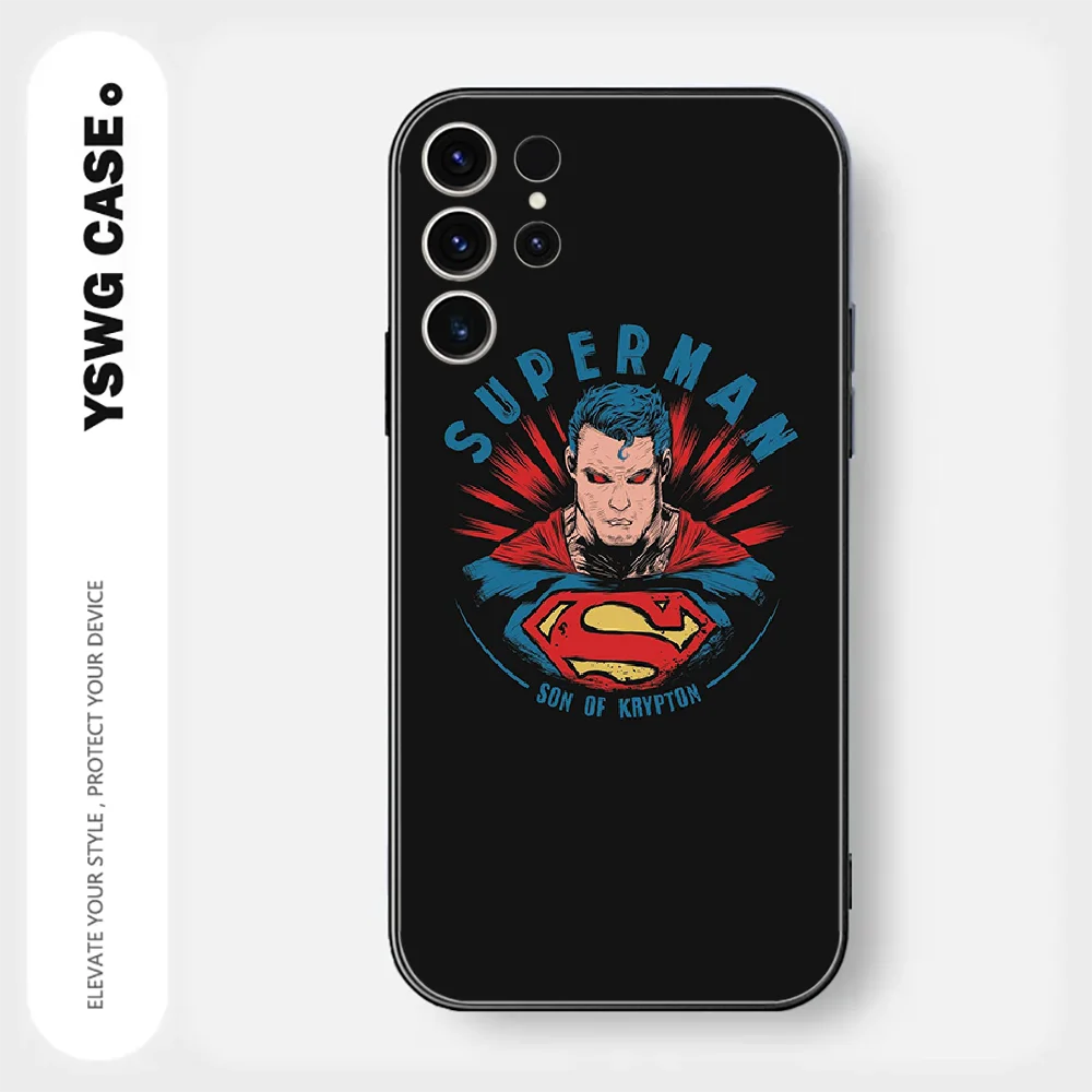 Flying Man Superman Phone Case For Samsung Galaxy A S 20 21 22 23 12 13 32 33 34 51 52 53 54 71 FE Ultra Plus Cover