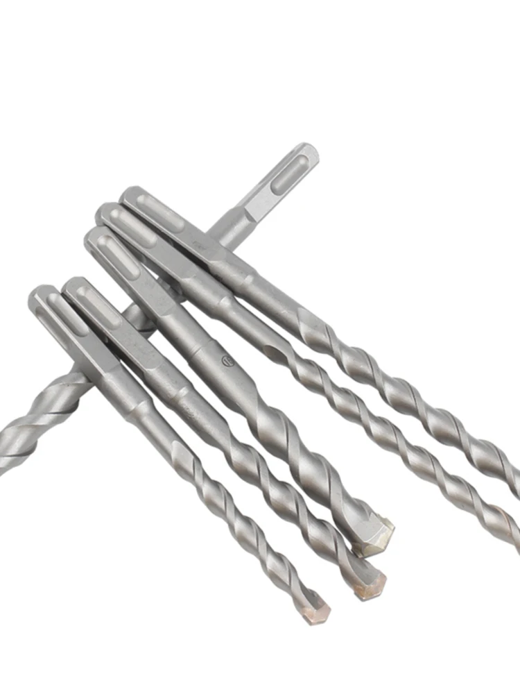 Broca de martelo elétrico para tijolos de concreto e telha de mármore, aço cromado, alça quadrada, 6mm, 8mm, 10mm, 12mm, 14mm, 16mm, 20mm, 1Pc