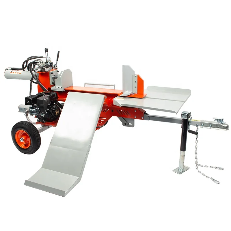 New 4 Way Wedge Splitting Machine Split Log Splitting Machine Automatic Wood Powered by 25 HP Engine