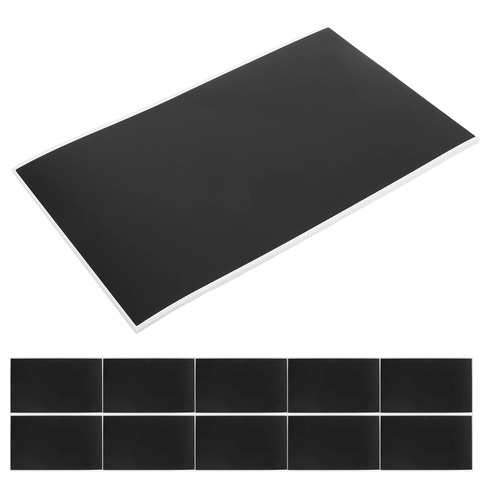 

20Pcs Blackboard Stickers Reusable Dry Erase Large Labels for Food Containers Kitchen Storage Jars Chalkboard Label Stickers