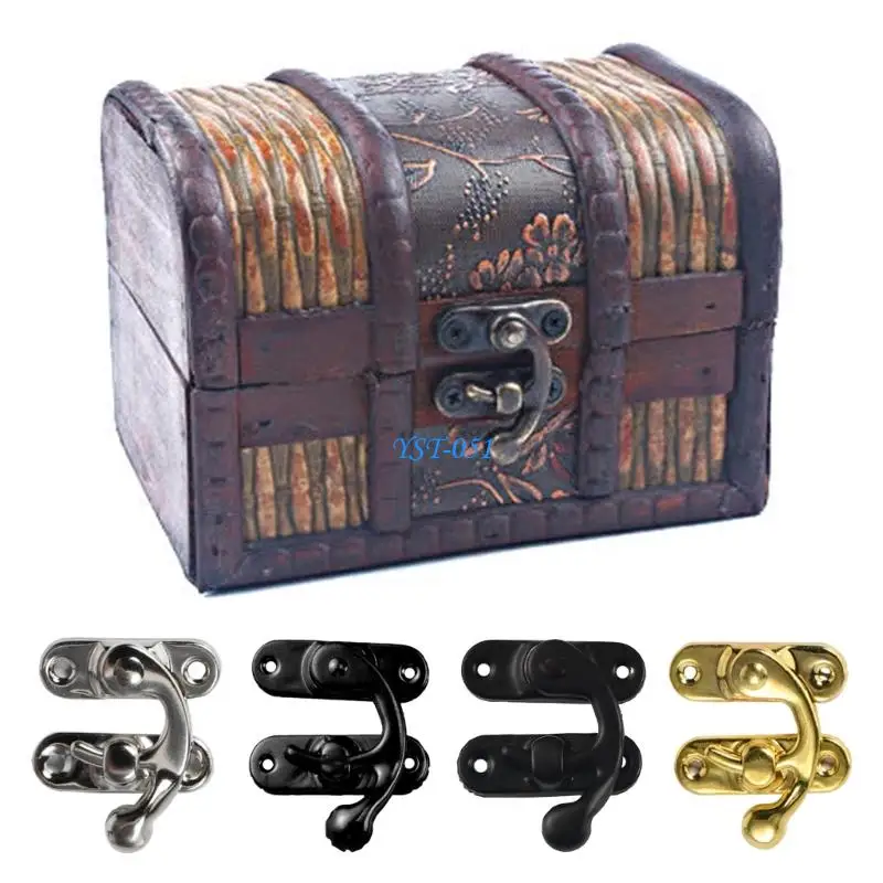 

E15A 10Lots Latches Lock Hook Gift Jewelry Box Padlocks For Furniture Hardware