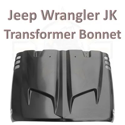 Transformer Hood Engine Protect Cover s Heat Dissipation  Guard For Car Jeep Wrangler JK  Auto Decoration