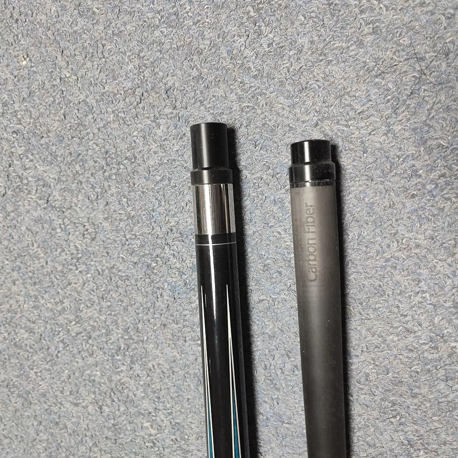 

Бильярдный кий из углеродного волокна для взрослых, 57 дюймов, двухсекционный, с рукояткой из искусственной кожи, для бильярдного стола