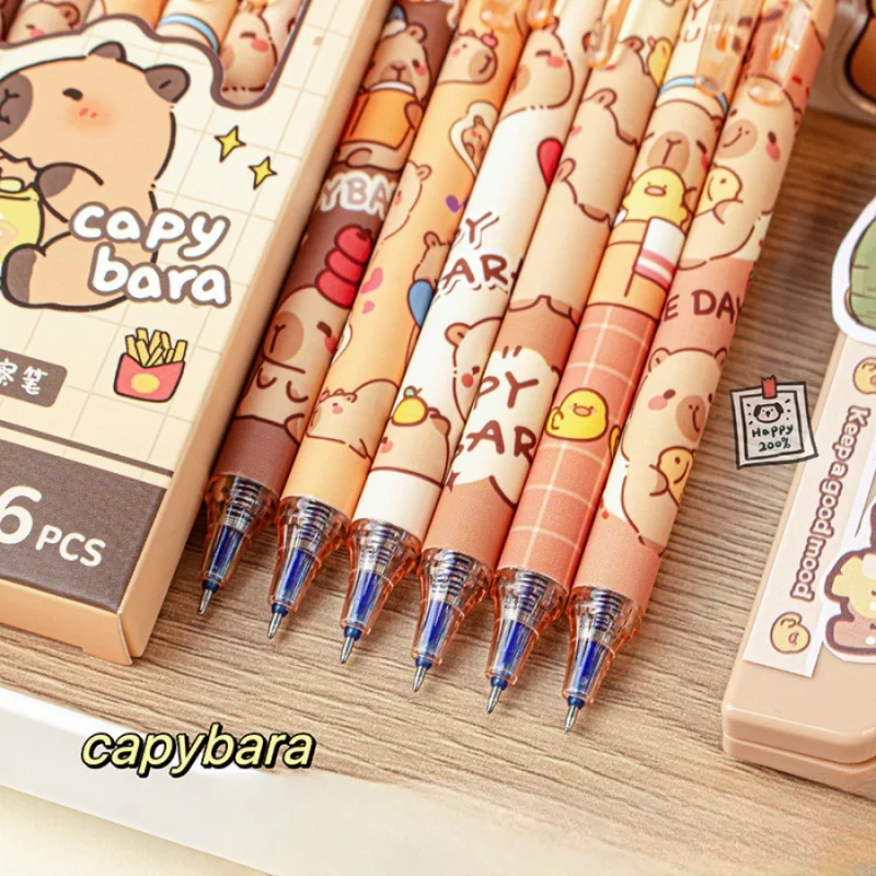 Student Blue Erasable Gel Pen Side Press Good-looking CartoonSTBrush Pen Hot Erasable Crystal Blue Color Erasable Pen image 3