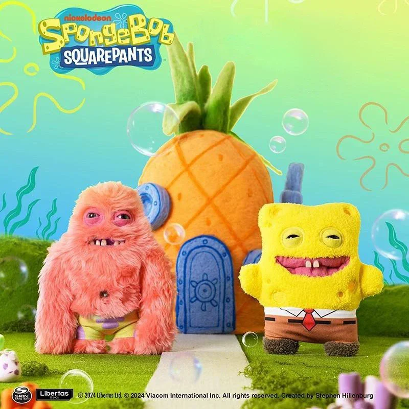 دمية وحش Fuggler Sprout Monster Tooth، دمية مضحكة ذات أسنان كبيرة قبيحة ولطيفة، كرة Oddball للمختبر
