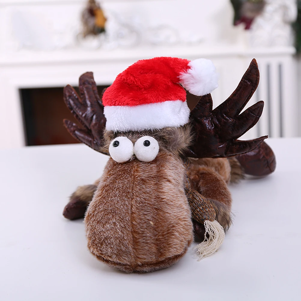 

4 Pcs Pet Santa Hat Dog Christmas Headwear Pets Hats Accessories for Dogs Day Beanie Caps