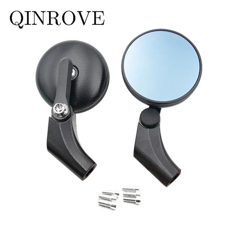 

8/10 мм универсальное мотоциклетное зеркало заднего вида в стиле ретро, круглое складное маленькое боковое зеркало для Ducati Monster 696 600 937 Scrambler 800