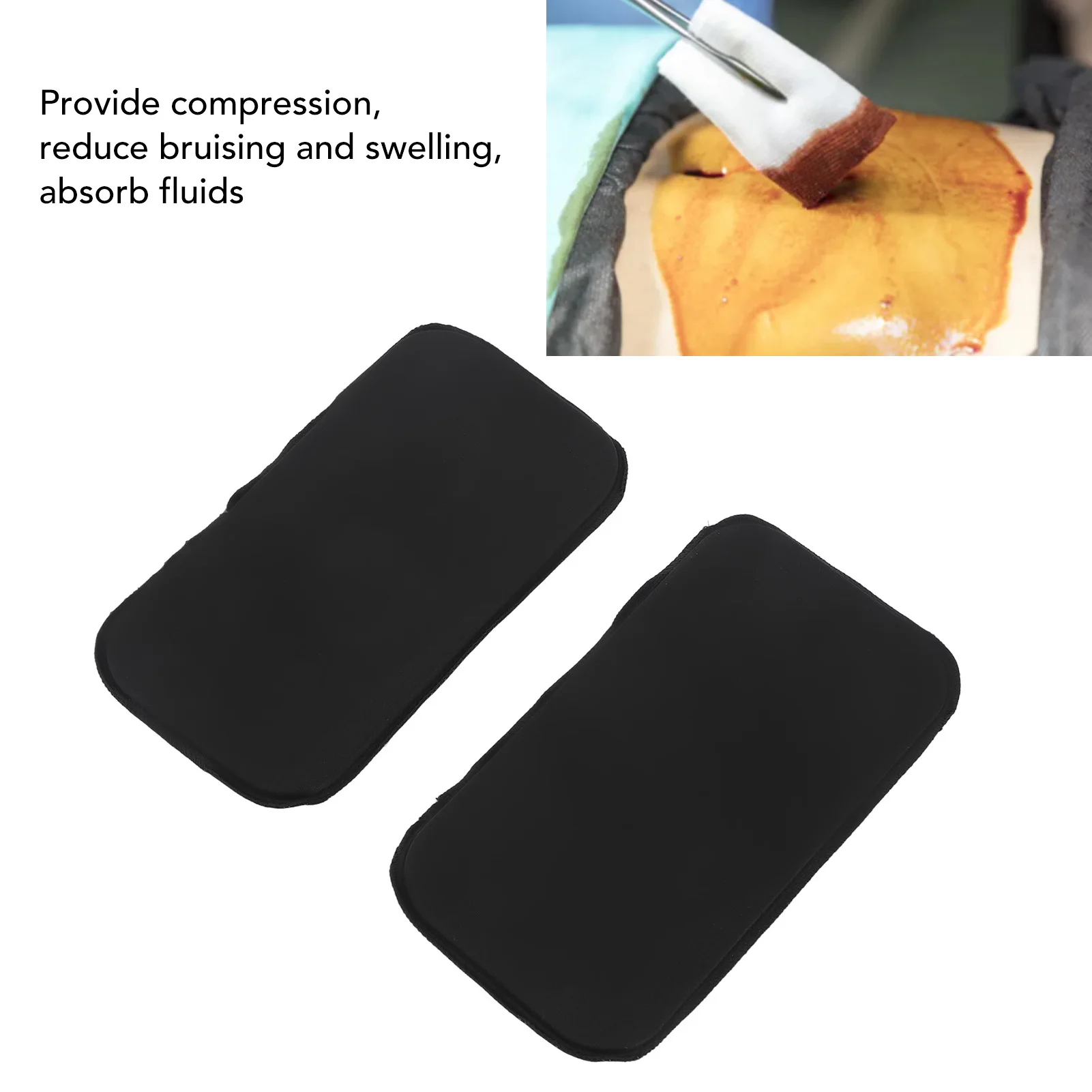 2pcs Post Surgery Sponge Sheet Women Liposuction Compression Board Abdominal Fixing Protector Abdominal Compression Board