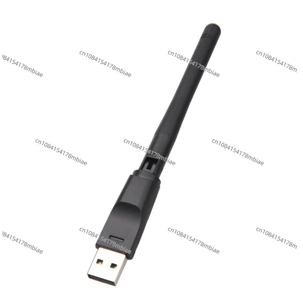 Antenne WiFi USB sans fil rotative 5370, avec puce Ralink RT5370, emballage en poly-sac, 150Mbps, 2.4GHz, USB, 20 pièces