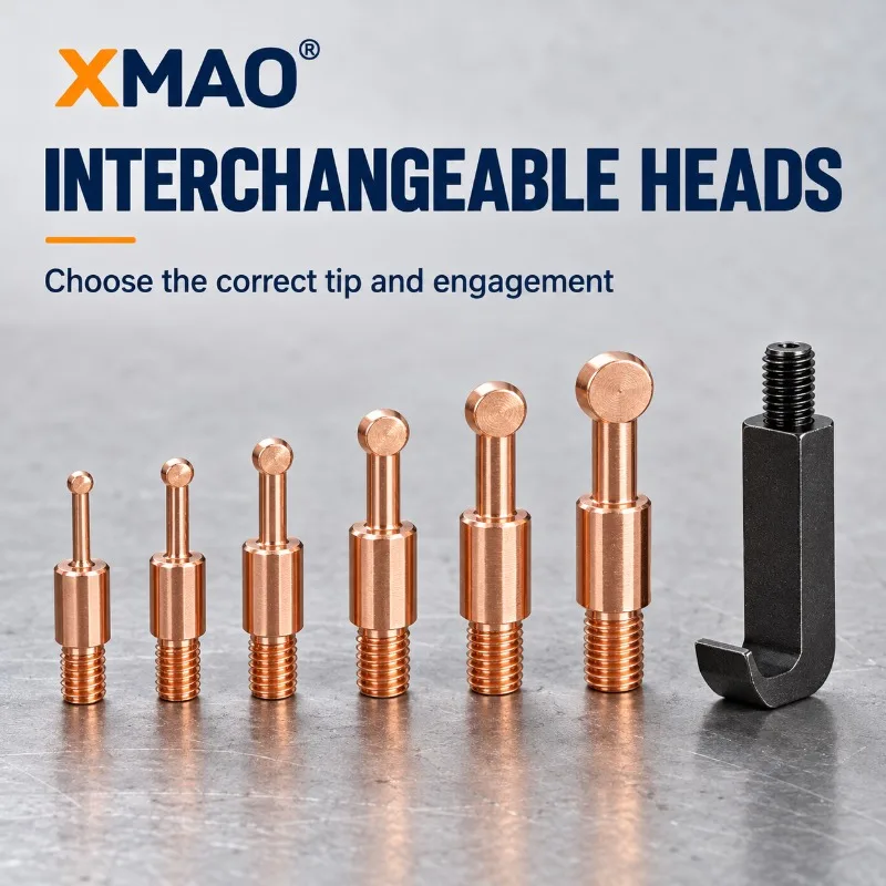 XMAO Bearing Puller Tool Set with Slotted Plate, Screw Spindle and Interchangeable Heads for Bearing Extraction and Repair - view 4