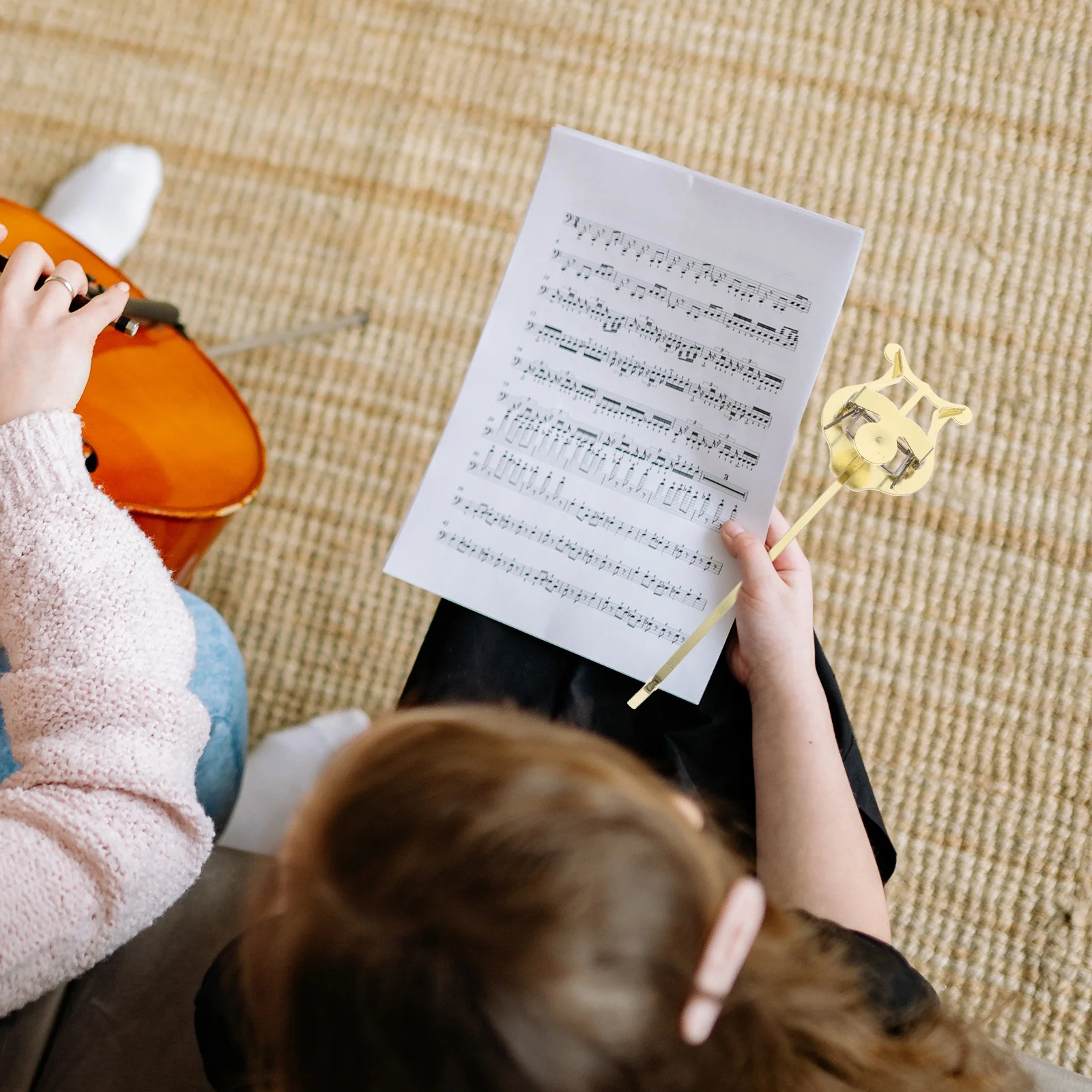 المحمولة ورقة الموسيقى كليب البوق المعادن الموسيقى النتيجة حامل خفيفة الوزن دائم أداة ملحق زحف الفرقة الإمدادات