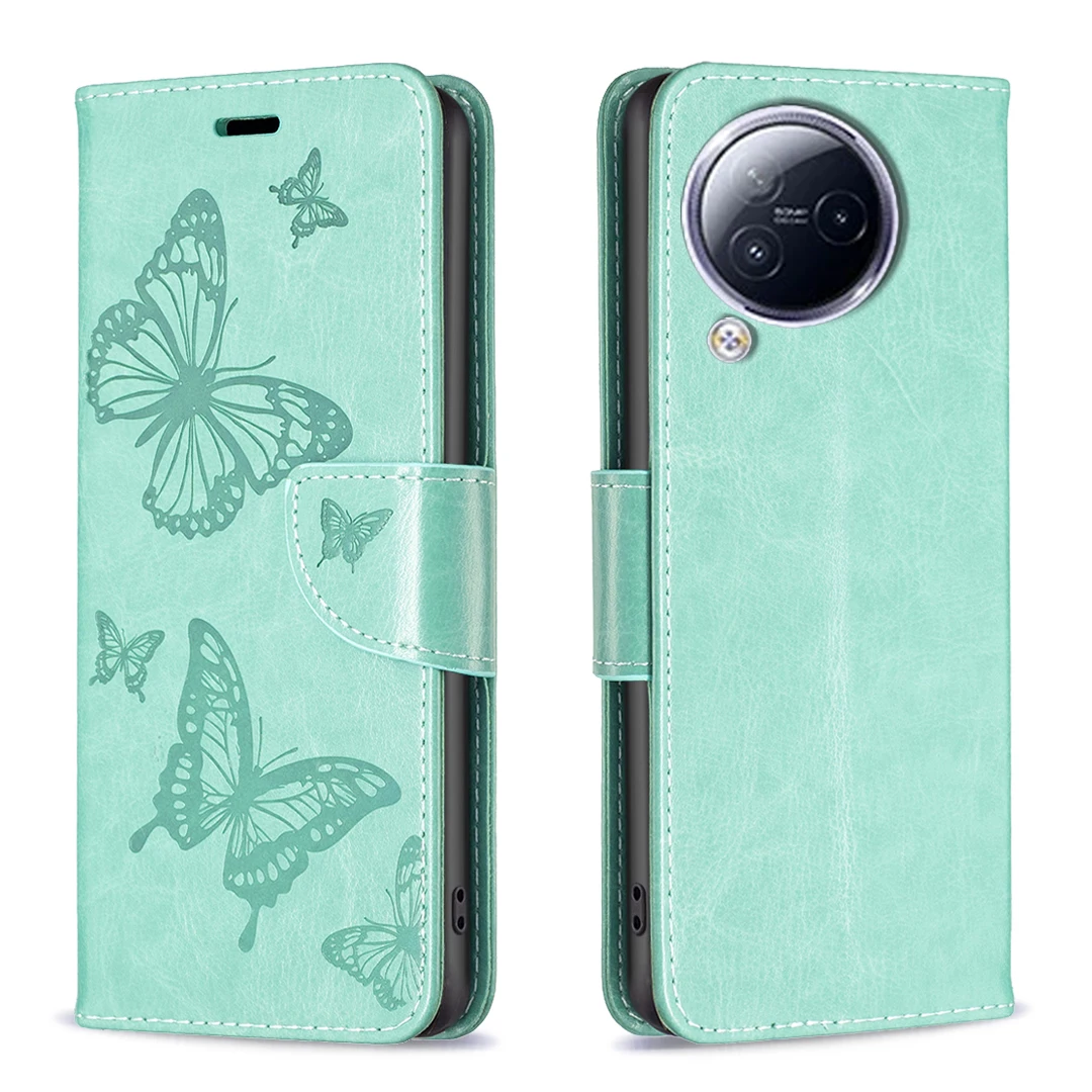 

For Xiaomi Civi3 5G phone case case cartoon butterfly soft shell clamshell leather case