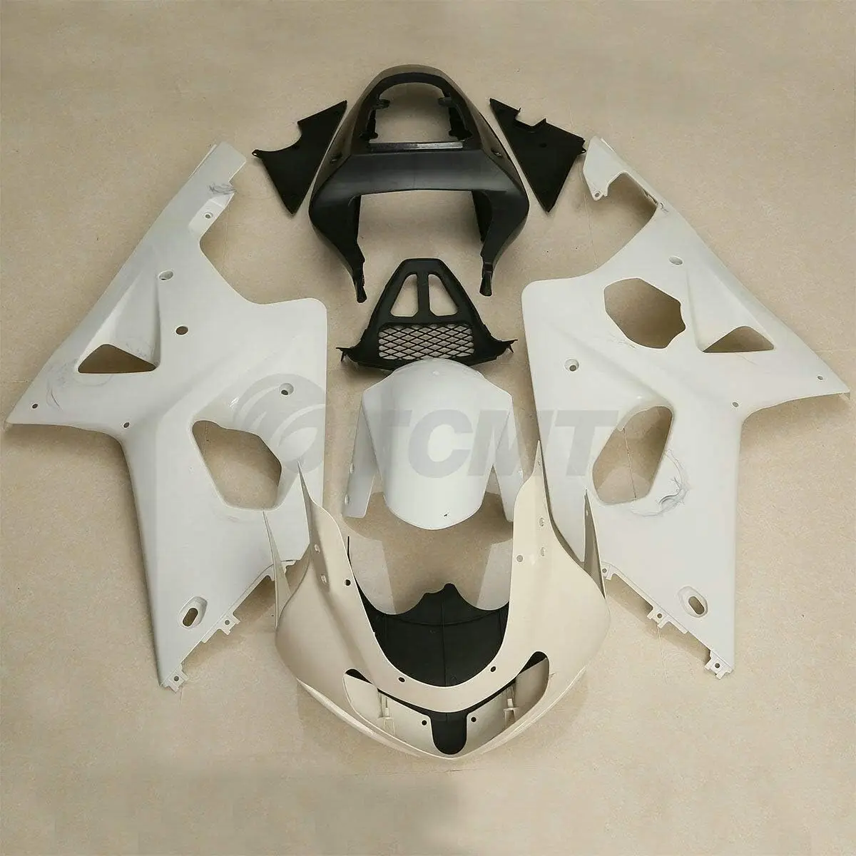 

ABS пластик, неокрашенный белый обтекатель мотоцикла, комплект кузова, подходит для SUZUKI GSXR1000 GSXR 1000 2000 2001 2002