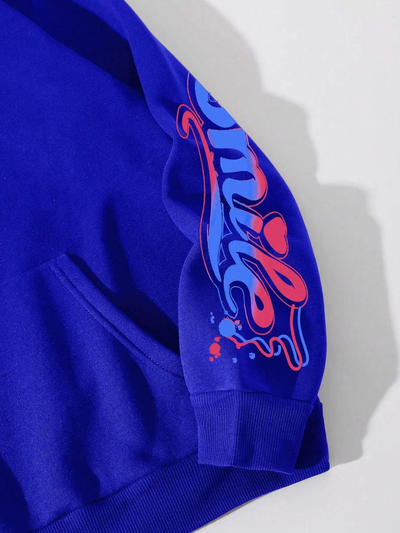 Happy Day Graffiti-Print Damen Hoodie Street Hip Hop Hoody Mode Rundhals Vielseitige Hoodies Vintage Oversize Kleidung für Frauen – Detail 14