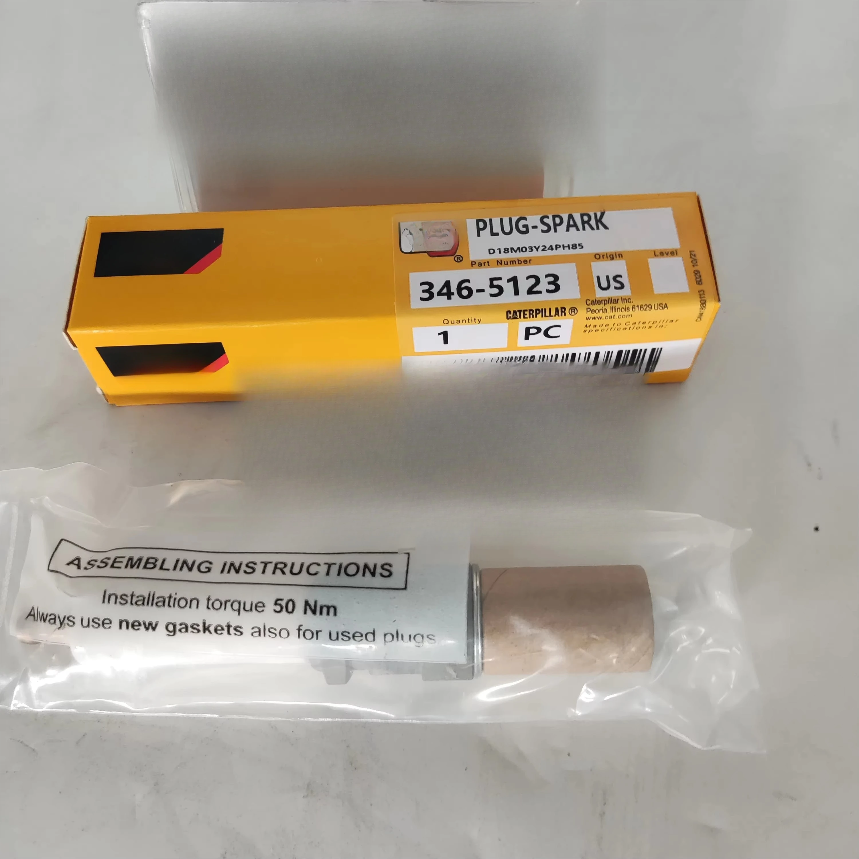 

Suitable for Suitable for Dongju 346-5123 3465123 Spark Plugs Are Suitable for Engines - Generator Sets G3516B PMG3516 G3516C