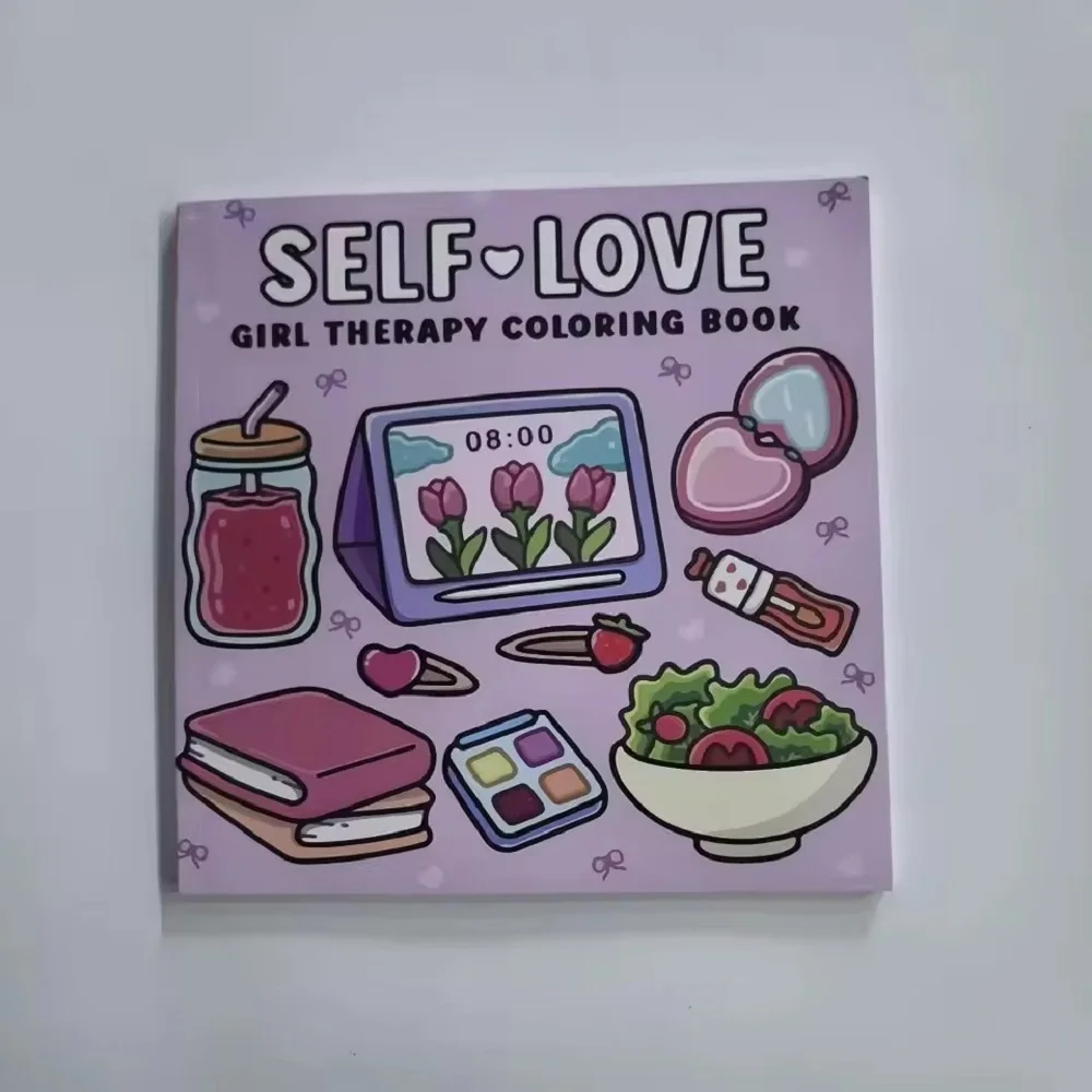 Self Love Coloring Book for Adults - Bold & Easy Stress Relief Patterns, Cute Animal Floral Designs, Perfect Birthday Gift