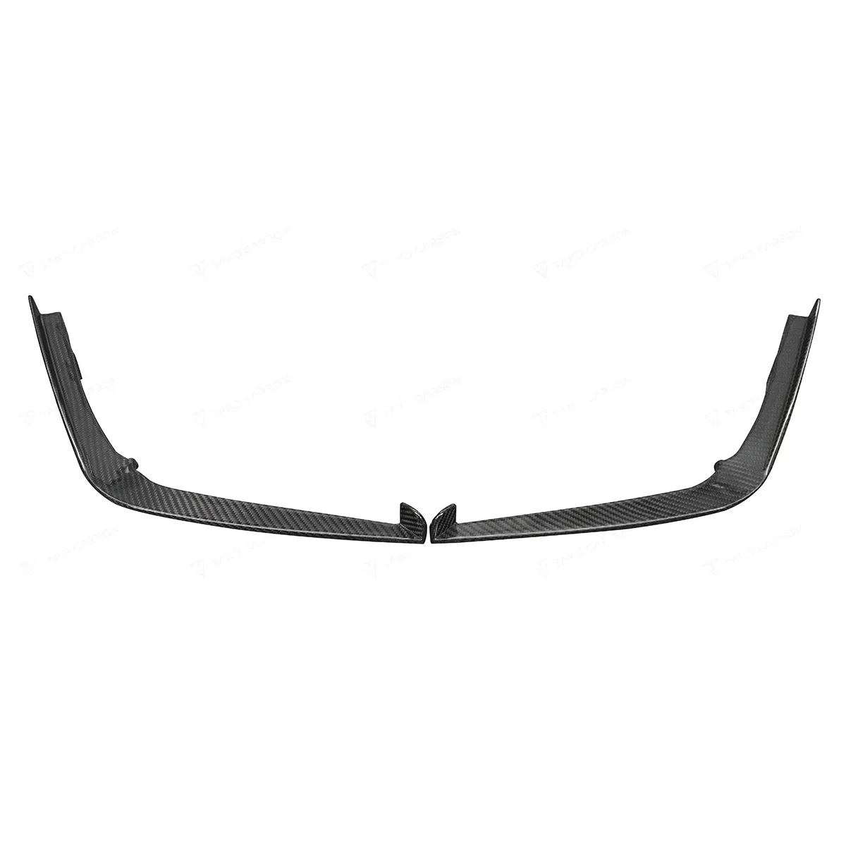 TAKD Carbon Design 3K Twill Surface 100% Dry Carbon Fiber Material Front Bumper Canards For BMW X5 G05 2022