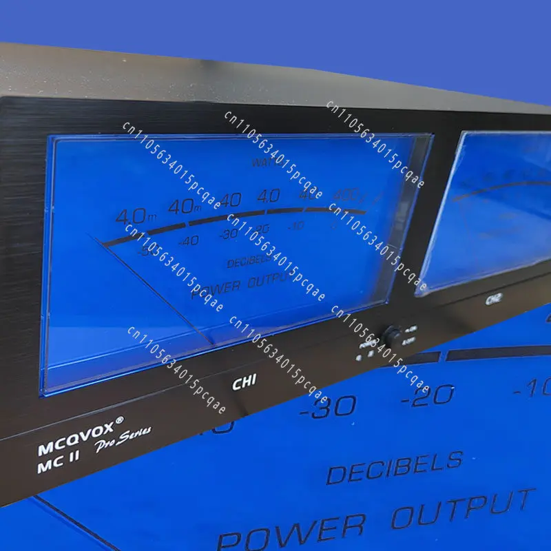 Audio VU Meter Pointer Music Level Meter Large Blue Display High-end with Power Amplifier DB Meter MK-4 MC-II
