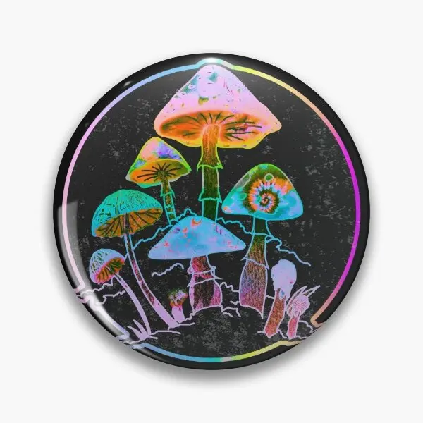 Pin de botón suave de jardín de Shrooms, Pin de solapa creativo, broche de ropa de moda, regalo de dibujos animados, insignia de cuello de amante divertido lindo, 2020