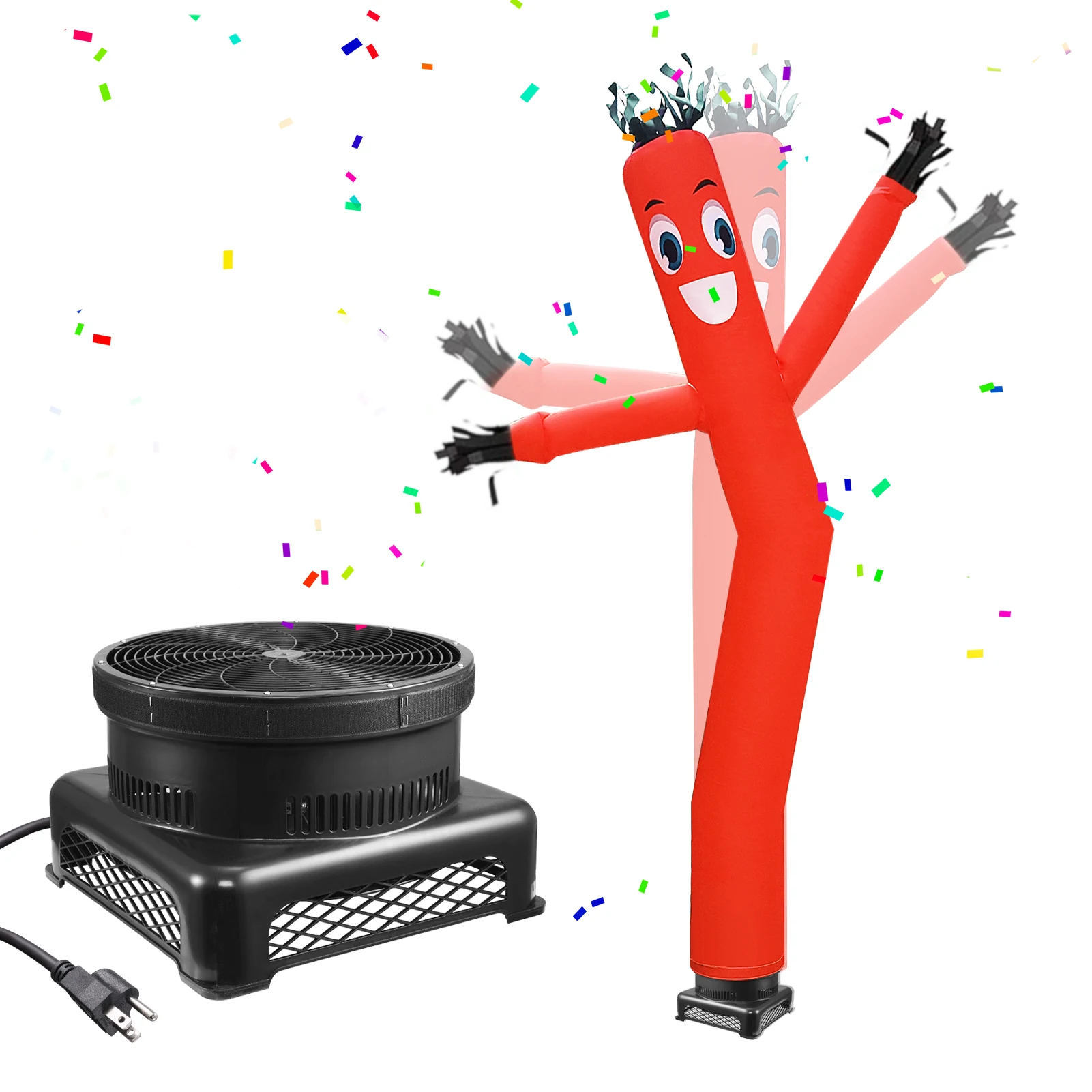

Inflatable Tube Man - 20ft Tall Inflatable Dancing Man with Weather-Resitant Blower for Business Advertising