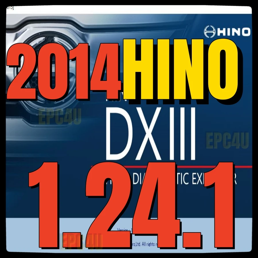 2024 Newest Hino Diagnostic EXplorer 3 - Hino DX3 V1.24.2 [02.2024] with keygen Remote Install Help