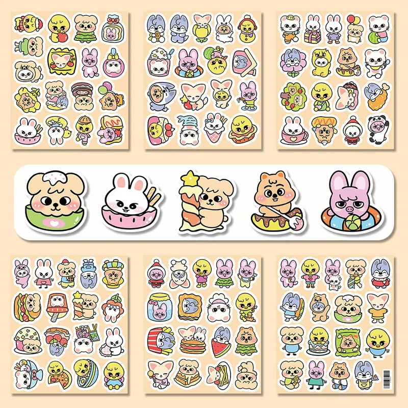 100/200 個 Skzoo かわいい漫画ステッカー動物コレクションステッカーストレイキッズデカールスケートボード文具子供のステッカーおもちゃ