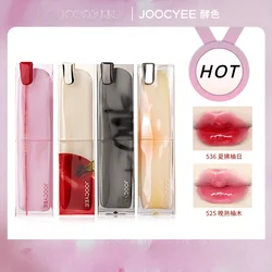 JOOCYEE Toffee Pink Mist Water Wave Crystal Freeze Lipstick White Light Film Forming Lips Makeup