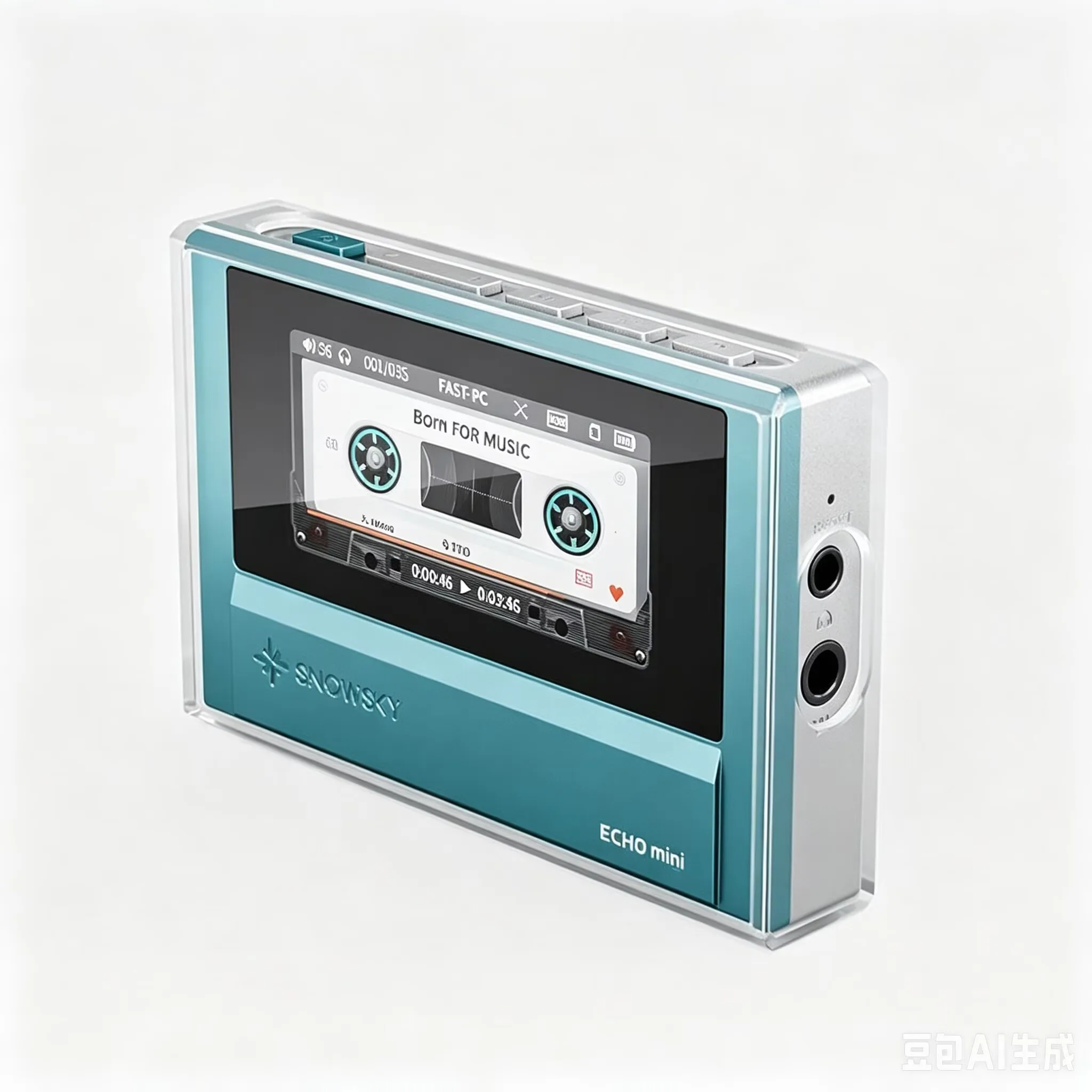 Ultra Thin Soft TPU Camera Protection Back Clear Case Cover for SnowSky/FiiO Echo MINI HiFi Bluetooth MP3 Player