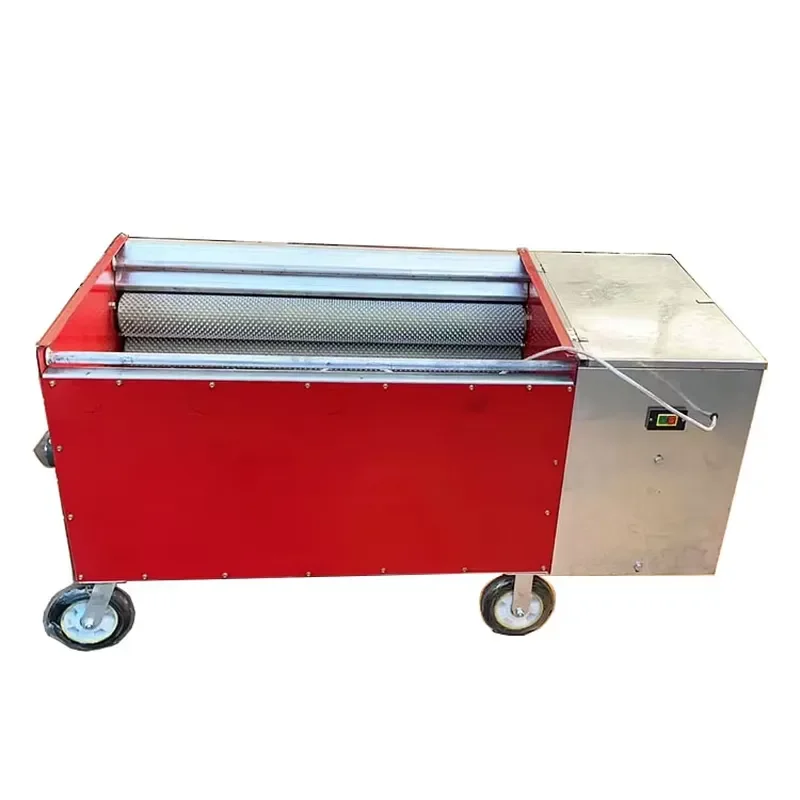 Automatic Fruit Vegetable Peeling Machine High Productivity Nut Peeler 220V 380V 400KG Motor Driven Farm Equipment